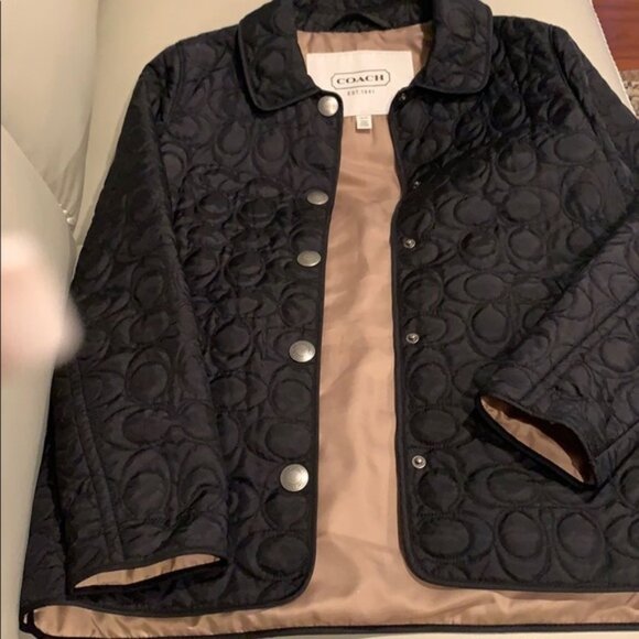 - Signature COACH “C” est.1941 plaid chore  jacket… - Picture 1 of 8